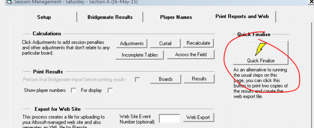 Compscore Result File Creation